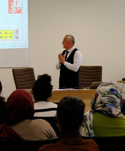 Çankırı’da Okul ve Kurum Personeline Yangın Eğitimi Verildi
