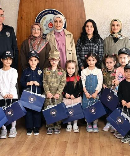 Çankırı’da Miniklerden 10 Nisan Polis Haftası Ziyareti