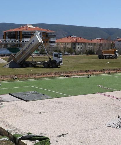 Ilgaz’da Sentetik Saha Çalışmaları Hızla İlerliyor