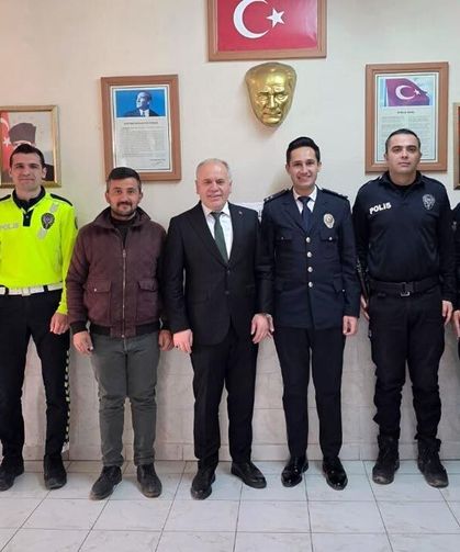 Başkan Uslu’dan Kurşunlu Emniyetine Polis Haftası Ziyareti