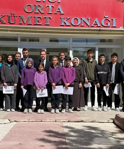 Orta’da Bilgi Yarışması Ödülleri Sahiplerini Buldu