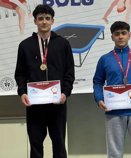 Çankırılı Cimnastikçi Mehmet Kaan Battal Türkiye Üçüncüsü Oldu