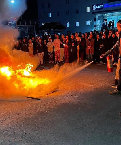 Çankırı’da Gençlik ve Spor Tesislerinde Yangın Tatbikatı Yapıldı