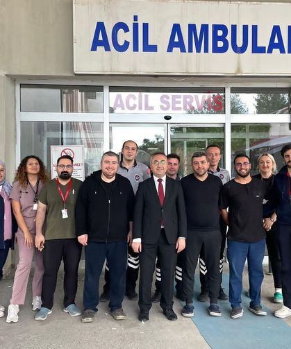 Çankırı’da Görev Başındaki Sağlıkçılara Bayram Ziyareti