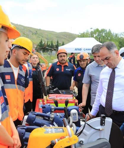 Çankırı’da yerel düzey heyelan tatbikatı başarıyla tamamlandı