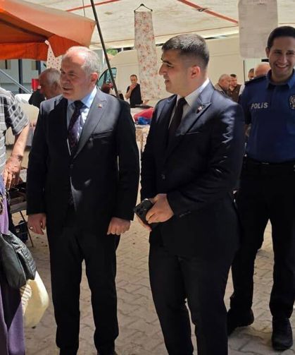 Kurşunlu Protokolü Pazarda Esnafın ve Vatandaşın Talepleri Dinlendi