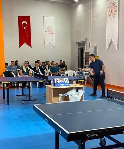 Kurşunlu’da masa tenisi turnuvasında heyecan sona erdi