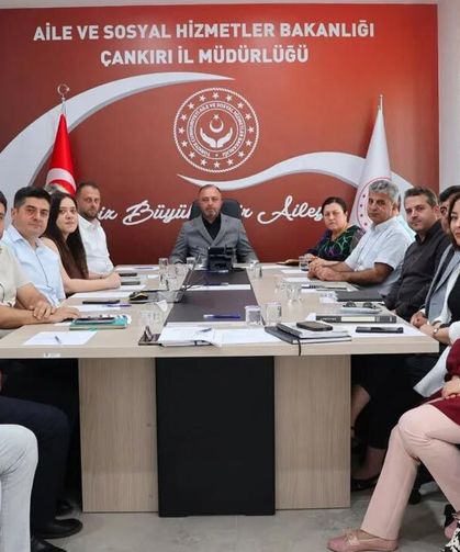 Çankırı Aile ve Sosyal Hizmetler’de Temmuz toplantısı gerçekleştirildi