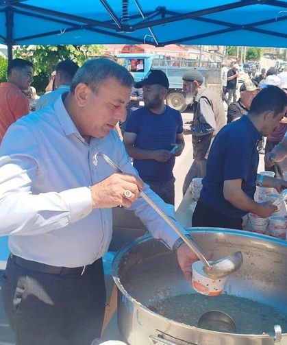 Atkaracalar'da Muharrem ayının bereketi paylaşıldı