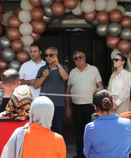 Çerkeş'te yeni çarşıda ilk iş yeri hizmete açıldı