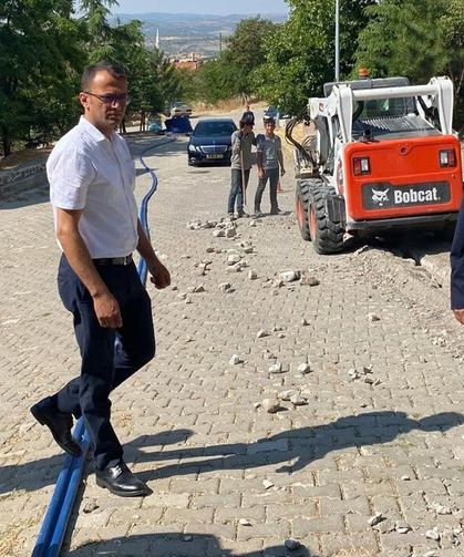 Başkan Kozan, Korgun'da devam eden çalışmaları yerinde inceledi