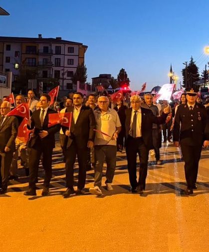Korgun'da 15 Temmuz şehitleri dualarla anıldı, demokrasi nöbeti tutuldu