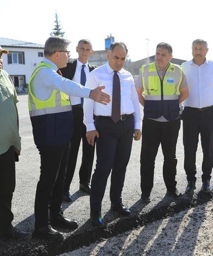 Vali Çakırtaş Kurşunlu'da devam eden çalışmalar yerinde incelendi