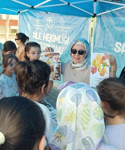 Çankırı'da Yaz Kur’an Kursunda öğrencilere sağlıklı yaşam eğitimi verildi