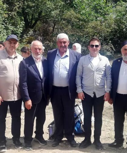 Saadet Partisi heyeti Çukurören Köyü Şenliği'nde vatandaşlarla buluştu