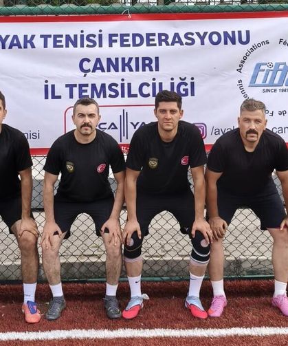 Çankırı Polis Özel Harekat Ayak Tenisi Takımı Türkiye Şampiyonası'nda