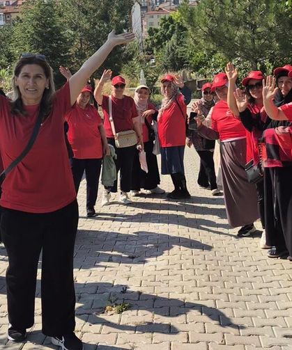 Kadınlar sağlıklı yaşam için Çankırı Kalesi yolunu tuttu