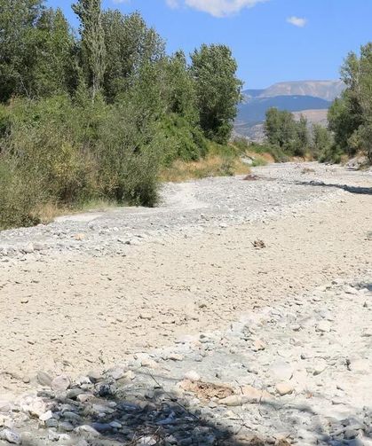 Ilgaz’ın Gök Çay’ı yaz sıcağına dayanamadı