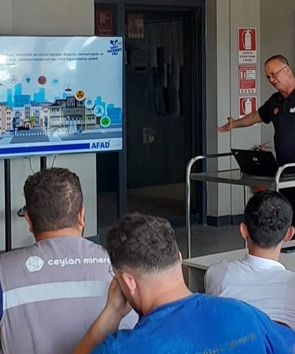 Çankırı AFAD’dan OSB çalışanlarına kapsamlı afet eğitimi