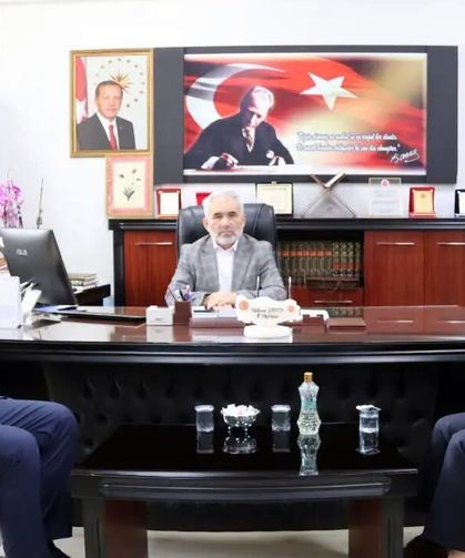 Yeni Şabanözü Müftüsü Muzaffer Arslan'dan İl Müftüsü Şahin'e ziyaret