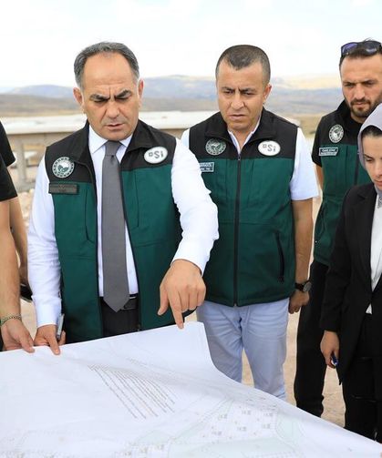 Vali Çakırtaş Kızlaryolu Barajı yeni yerleşim alanını inceledi