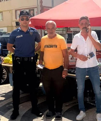 Toplum Destekli Polislik ekipleri Kızılırmak'ta esnafı bilgilendirdi