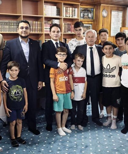Kaymakam Budak ve Başkan Kozan, Korgun Kur’an kursu öğrencileriyle buluştu