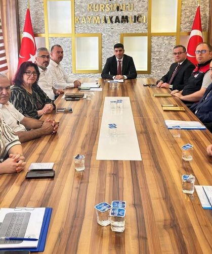 Kurşunlu’da yeni Kaymakam Öztürk başkanlığında ilk toplantı