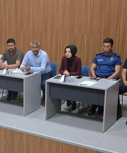 Kurşunlu Kaymakam Vekili Karataş, muhtarlarla bir araya geldi