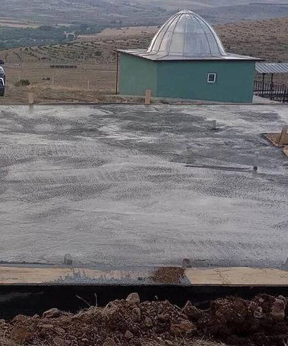 Yaylakent’te Desttüren Dede Türbesi yanına mescit yapılıyor