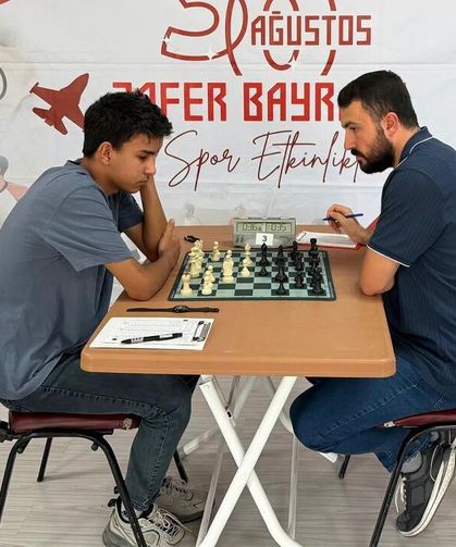 Çankırı’da 30 Ağustos Zafer Bayramı’na özel satranç turnuvası