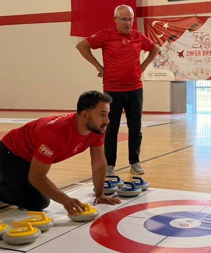 Çankırı'da 30 Ağustos Zafer Bayramı öncesi curling heyecanı