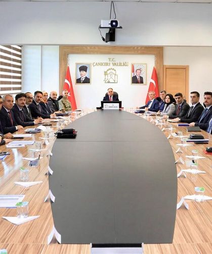 Çankırı’da güvenlik ve asayiş toplantısı yapıldı