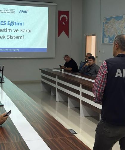 Çankırı AFAD personeline kapsamlı hizmet içi eğitim verildi