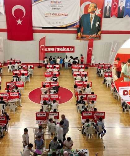Çankırı’da 300 öğrenci dene yap sınavında ter döktü