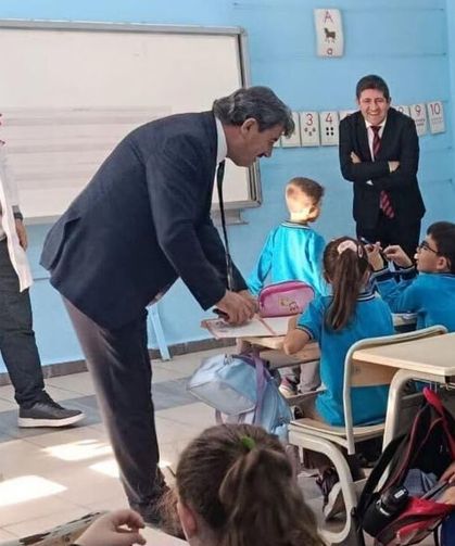 Millî Eğitim Müdürü Işık Şehit Hilmi Bıyıklı İlkokulu’nu ziyaret etti