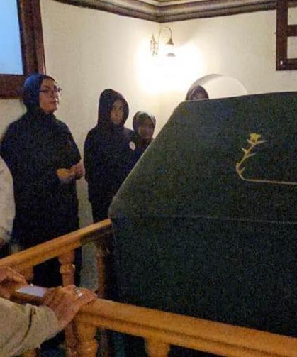 Öğrenciler okullarına adını veren Hacı Murad-ı Veli’yi yerinde tanıdılar