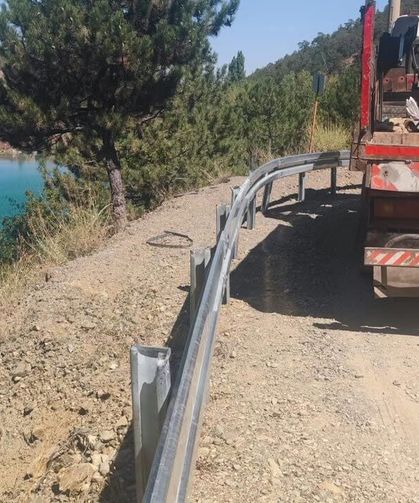 Karadere Göleti yolunda güvenli ulaşım için önemli adım