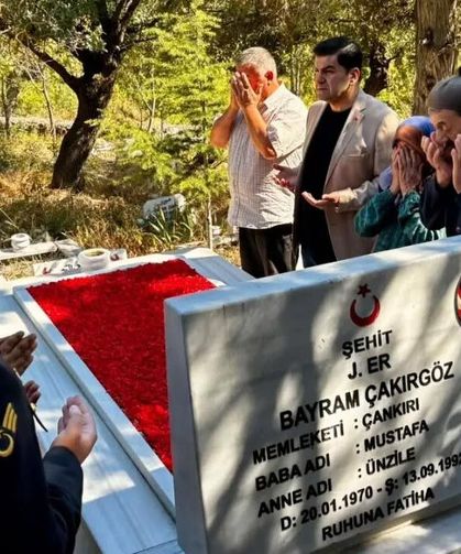 Ilgazlı Şehit Bayram Çakırgöz kabri başında anıldı