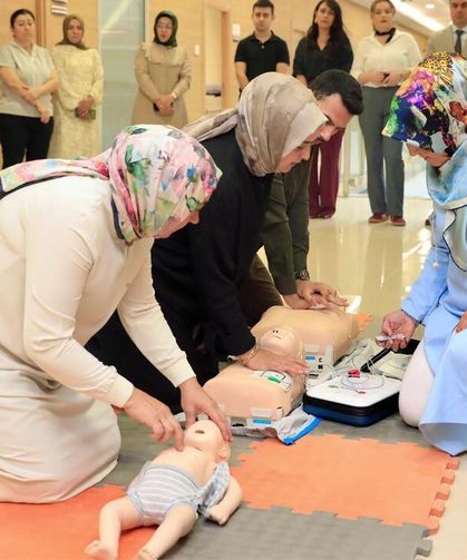 Çankırı’da defibrilatör tatbikatı düzenlendi