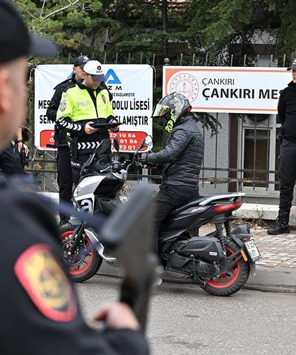 Çankırı’da okul çevrelerinde güvenlik denetimleri sürüyor