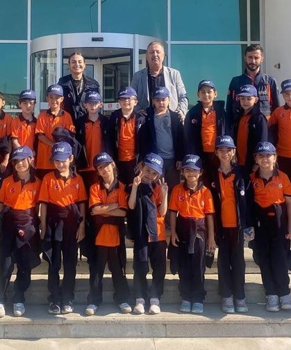 Çankırı’da minik AFAD gönüllüleri iş başında!