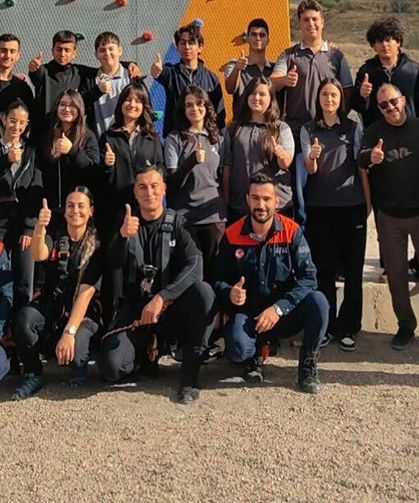 Çankırı Nevzat Ayaz öğrencileri AFAD eğitiminde ter döktü
