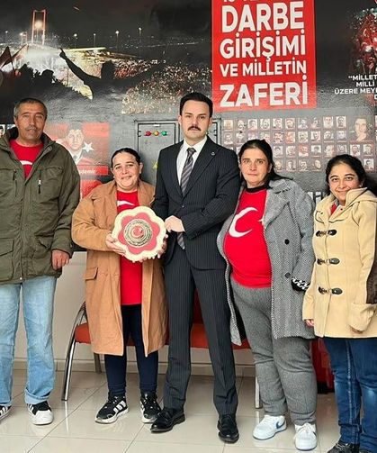Çerkeş’te özel bireylerden Kaymakam Arslanargun’a anlamlı ziyaret