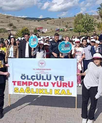 Kurşunlu’da sağlıklı yaşam için birlikte adım attılar