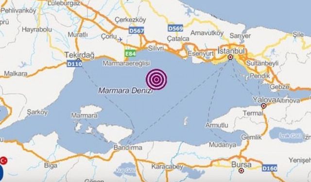 Marmara Denizi’nde korkutan deprem!