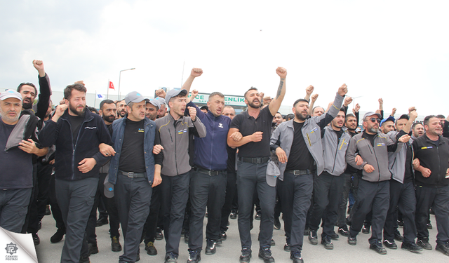 Çankırı Belediyesi’nden grev yapan işçilere destek!
