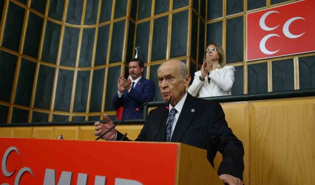 MHP lideri Bahçeli ABD'nin Suriye'de vahim sonuçlar doğuracak oyunlar kurduğunu söyledi