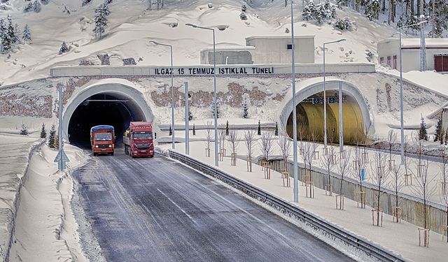 Ilgaz 15 Temmuz İstiklal Tüneli ne kadar uzunlukta