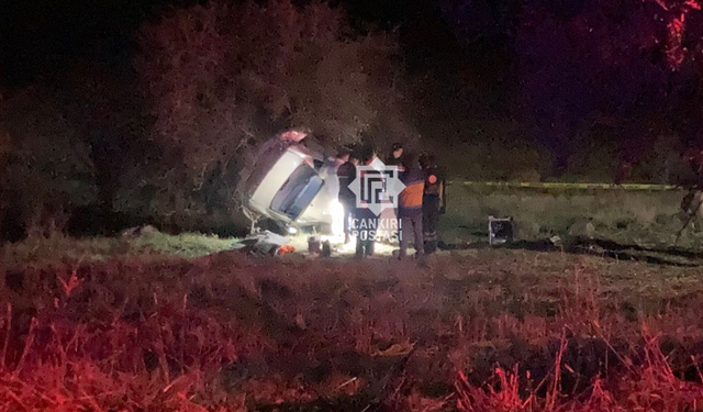 Çankırı’da feci trafik kazası: 2 kişi öldü, 4 kişi yaralandı